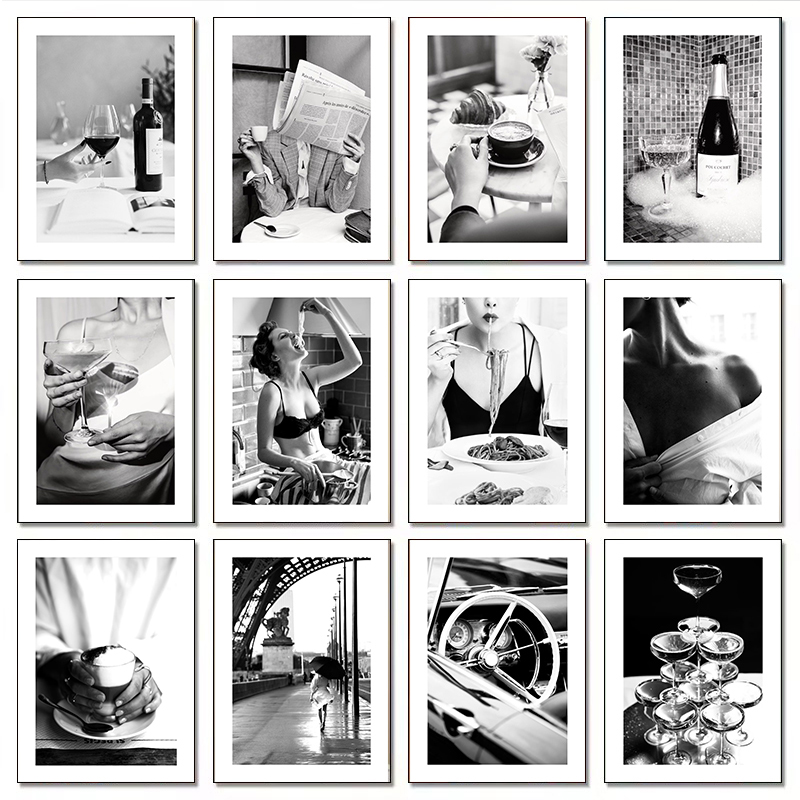 Quiet Luxury Lifestyle - Moderne Luxus Mode Champagner Wein Sexy