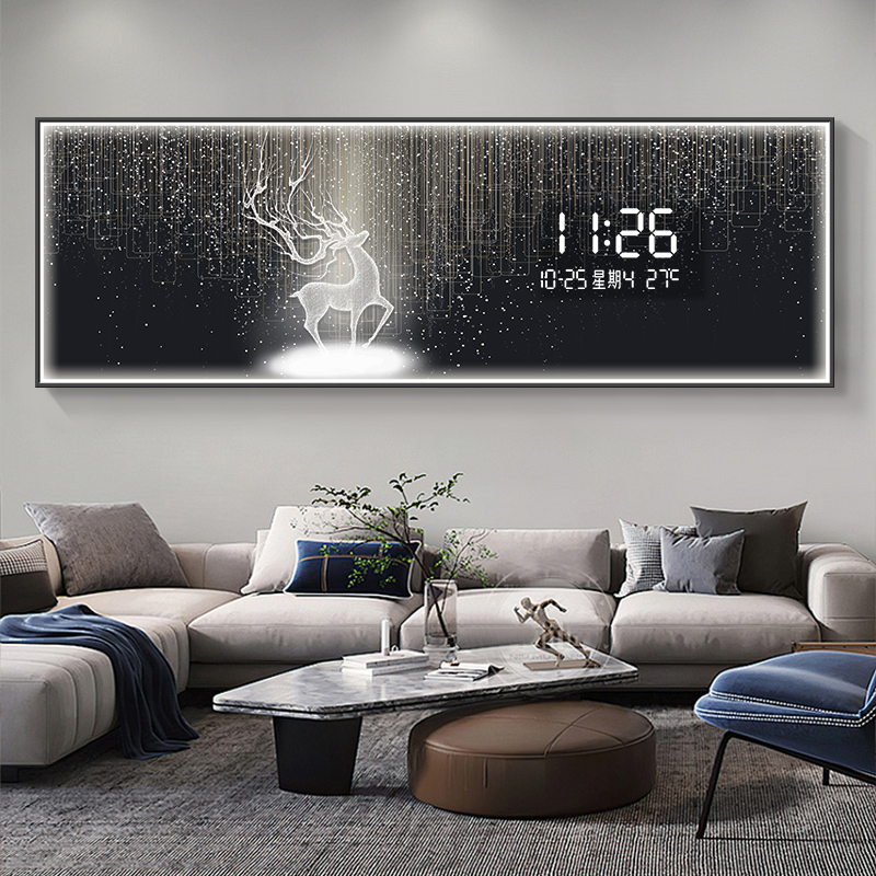 Luxuriöses Elch-Motiv Wohnzimm – Luxury Lifestyle Background Bewertung und Preis