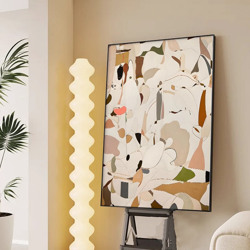 Abstrakte Wandmalerei im Creme – Luxury Lifestyle Background Bewertung und Preis