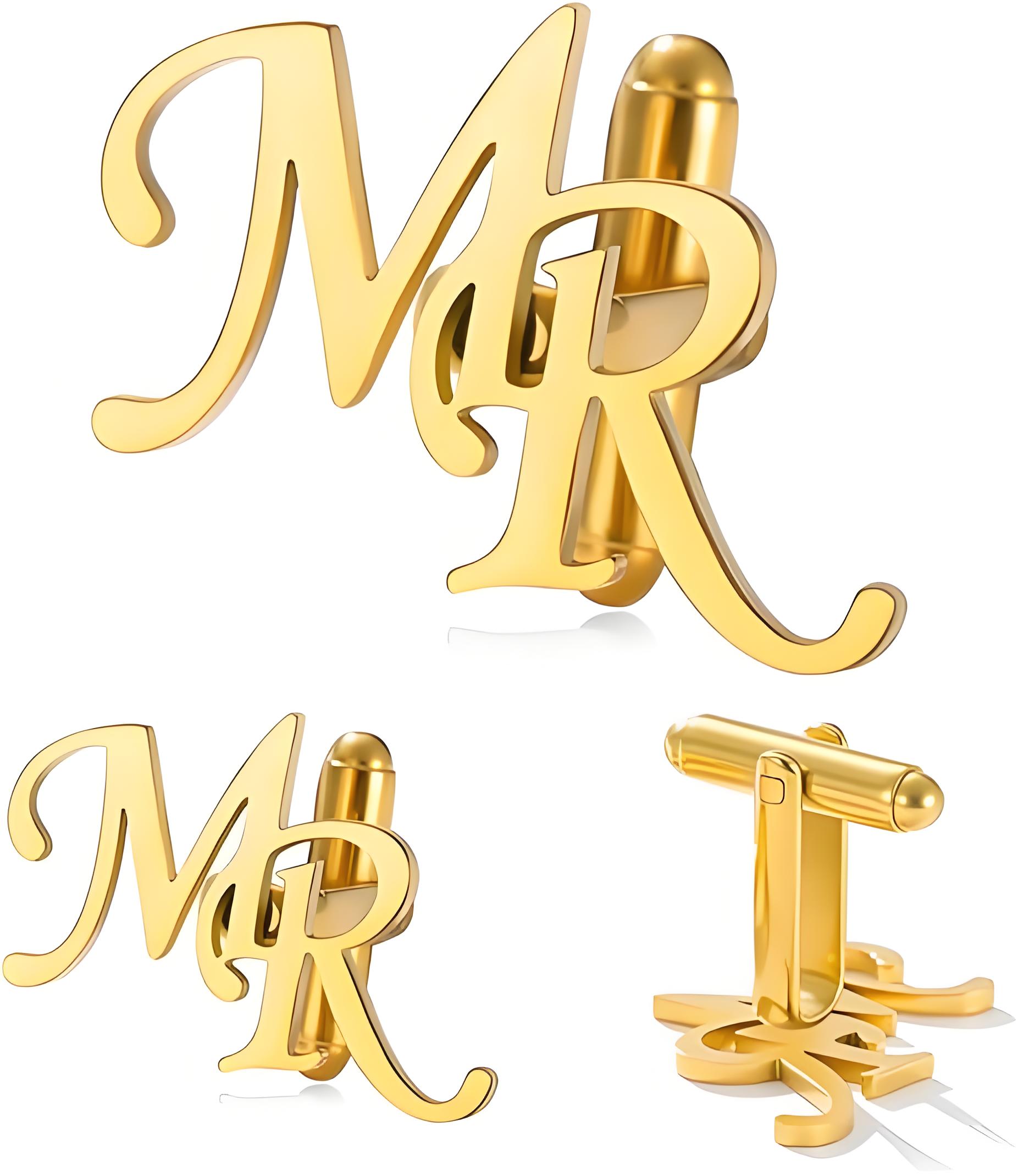 Benutzerdefiniertes vergoldete – Monogram Cufflinks Set Bewertung und Preis